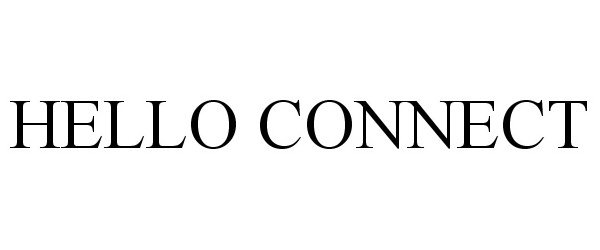 Trademark Logo HELLO CONNECT