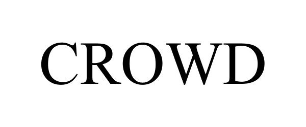 Trademark Logo CROWD