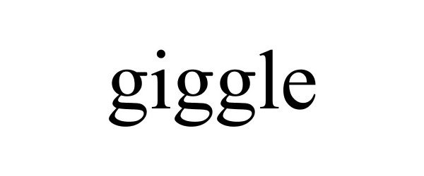 Trademark Logo GIGGLE
