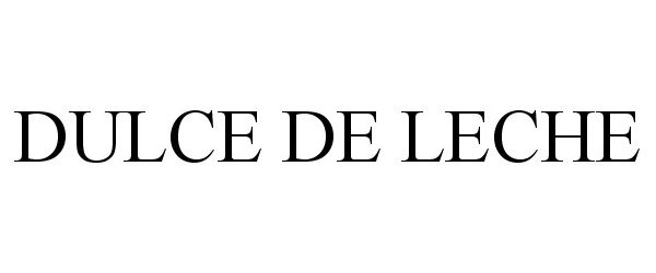 Trademark Logo DULCE DE LECHE