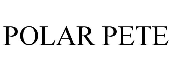 Trademark Logo POLAR PETE