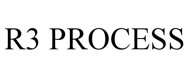 Trademark Logo R3 PROCESS