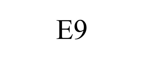 Trademark Logo E9