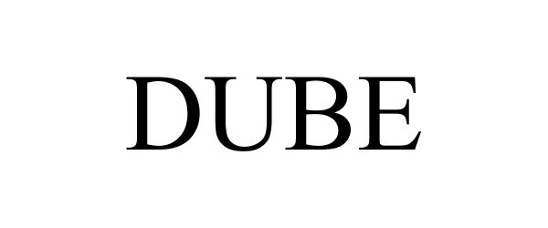 Trademark Logo DUBE