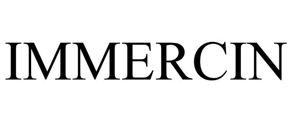 Trademark Logo IMMERCIN