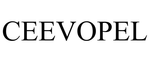 Trademark Logo CEEVOPEL