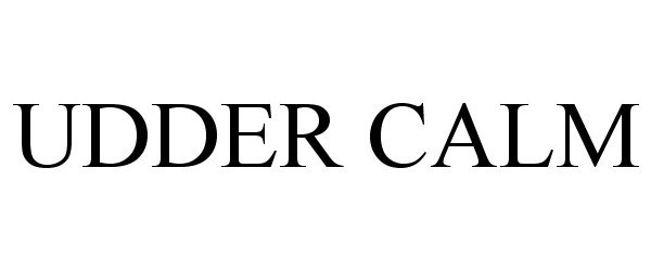Trademark Logo UDDER CALM
