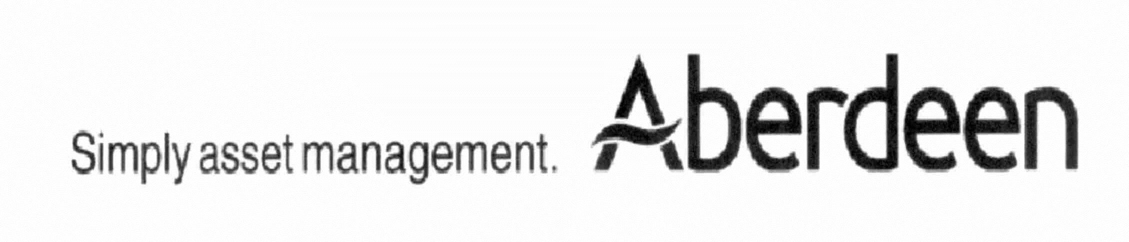 Trademark Logo SIMPLY ASSET MANAGEMENT. ABERDEEN