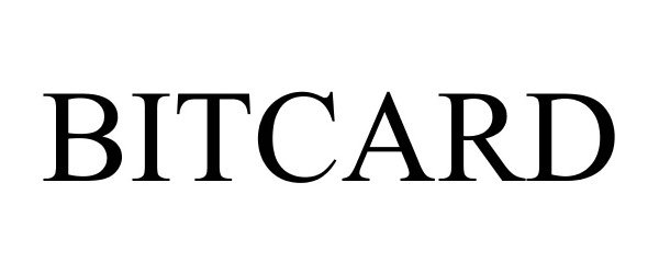Trademark Logo BITCARD