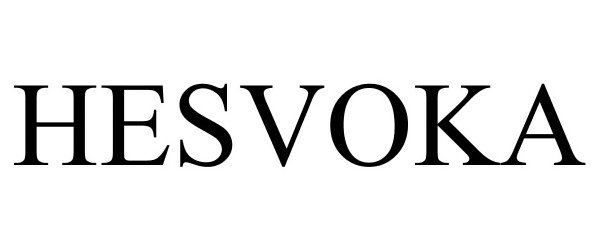 Trademark Logo HESVOKA