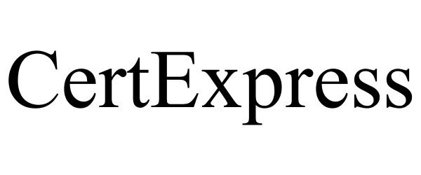 Trademark Logo CERTEXPRESS