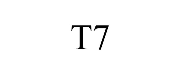 Trademark Logo T7