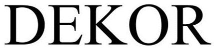 Trademark Logo DEKOR