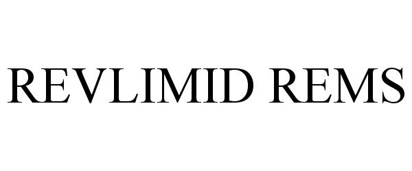 Trademark Logo REVLIMID REMS