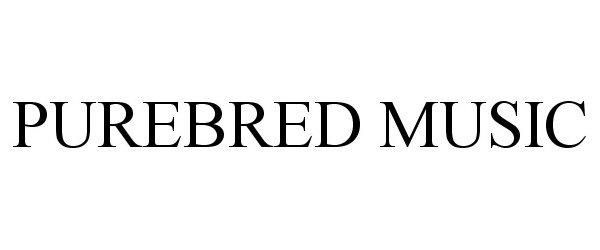Trademark Logo PUREBRED MUSIC
