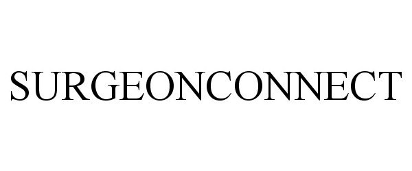 Trademark Logo SURGEONCONNECT