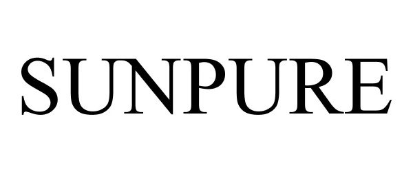 Trademark Logo SUNPURE