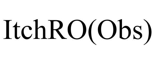 Trademark Logo ITCHRO(OBS)