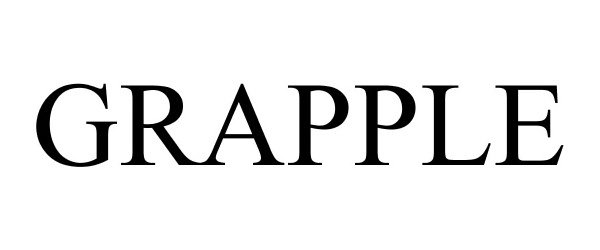 Trademark Logo GRAPPLE