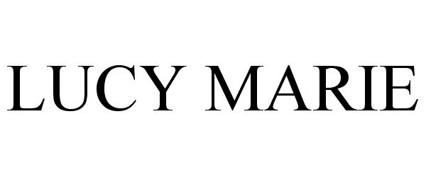 Trademark Logo LUCY MARIE