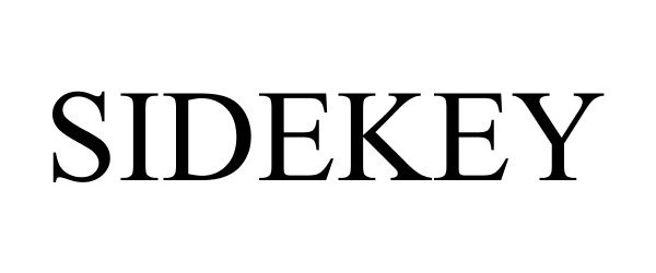 Trademark Logo SIDEKEY