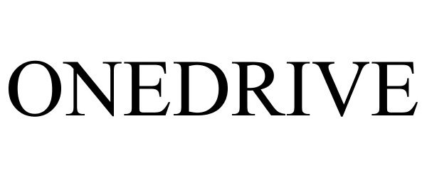 Trademark Logo ONEDRIVE