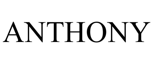 Trademark Logo ANTHONY