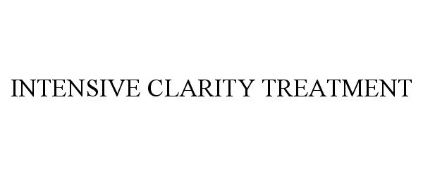  INTENSIVE CLARITY TREATMENT