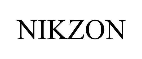 Trademark Logo NIKZON