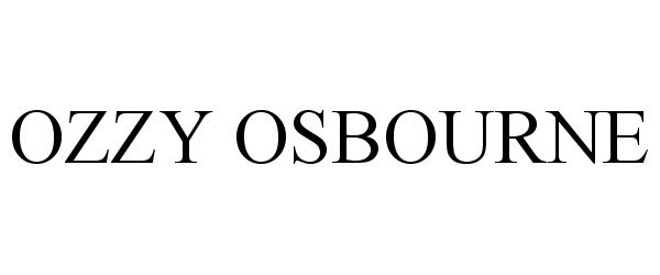 Trademark Logo OZZY OSBOURNE