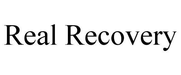 Trademark Logo REAL RECOVERY