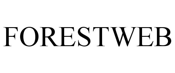 Trademark Logo FORESTWEB