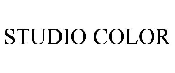 Trademark Logo STUDIO COLOR
