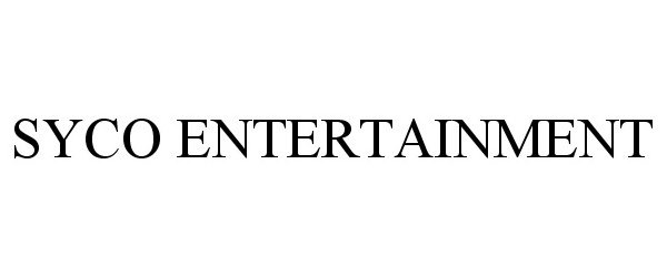 Trademark Logo SYCO ENTERTAINMENT