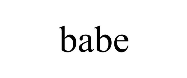 Trademark Logo BABE