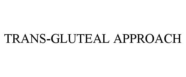  TRANS-GLUTEAL APPROACH