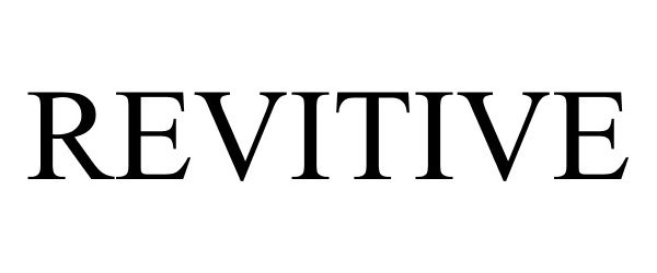 Trademark Logo REVITIVE