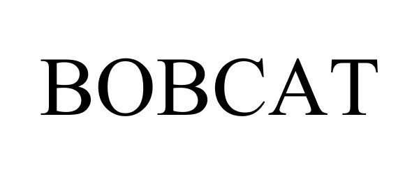 Trademark Logo BOBCAT