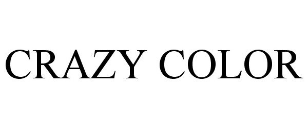 Trademark Logo CRAZY COLOR