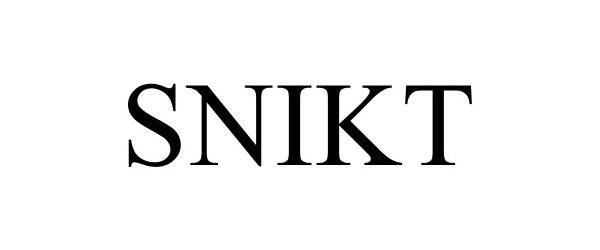  SNIKT