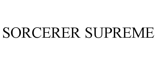 Trademark Logo SORCERER SUPREME