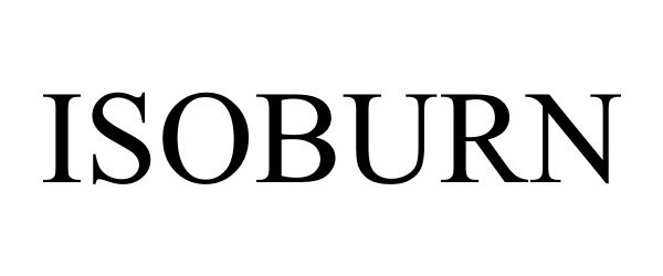 Trademark Logo ISOBURN