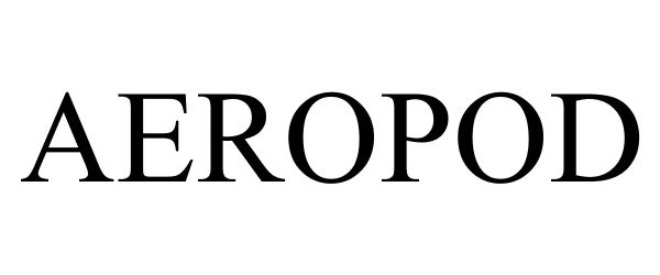 Trademark Logo AEROPOD