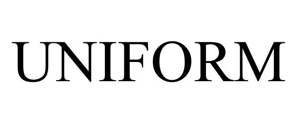 Trademark Logo UNIFORM