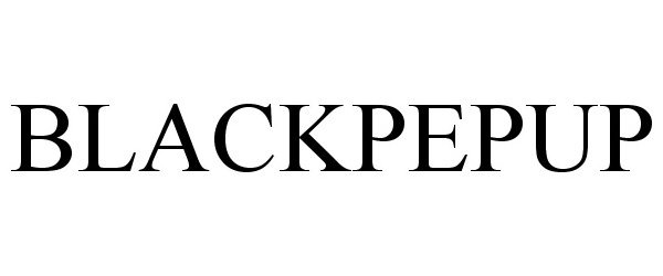 Trademark Logo BLACKPEPUP