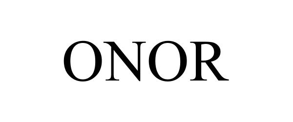 Trademark Logo ONOR