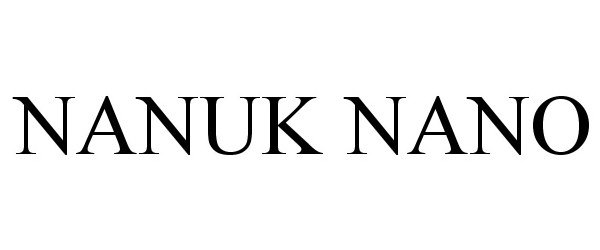 Trademark Logo NANUK NANO