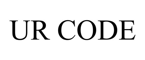 Trademark Logo UR CODE