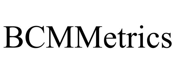 Trademark Logo BCMMETRICS