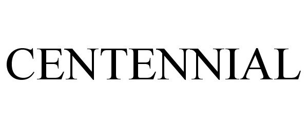 Trademark Logo CENTENNIAL